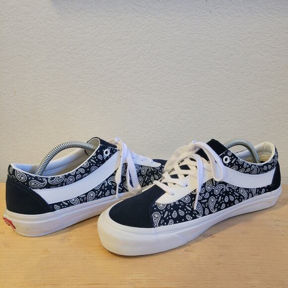 Vans Bold Ni 'Bandana Dress Blues' VN0A5DYAI9X Mens Size 10 No Box Blue Rag Rare - Picture 6 of 9
